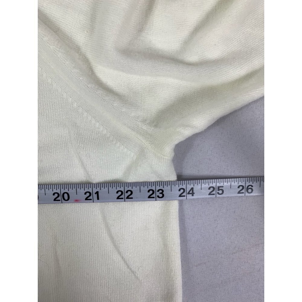 Hampshire Studio Women's Cream Mock Neck Top - Picture 4 of 5